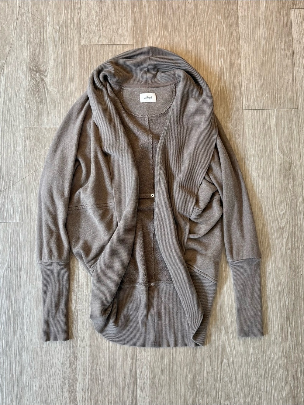 wilfred shrug cardigan